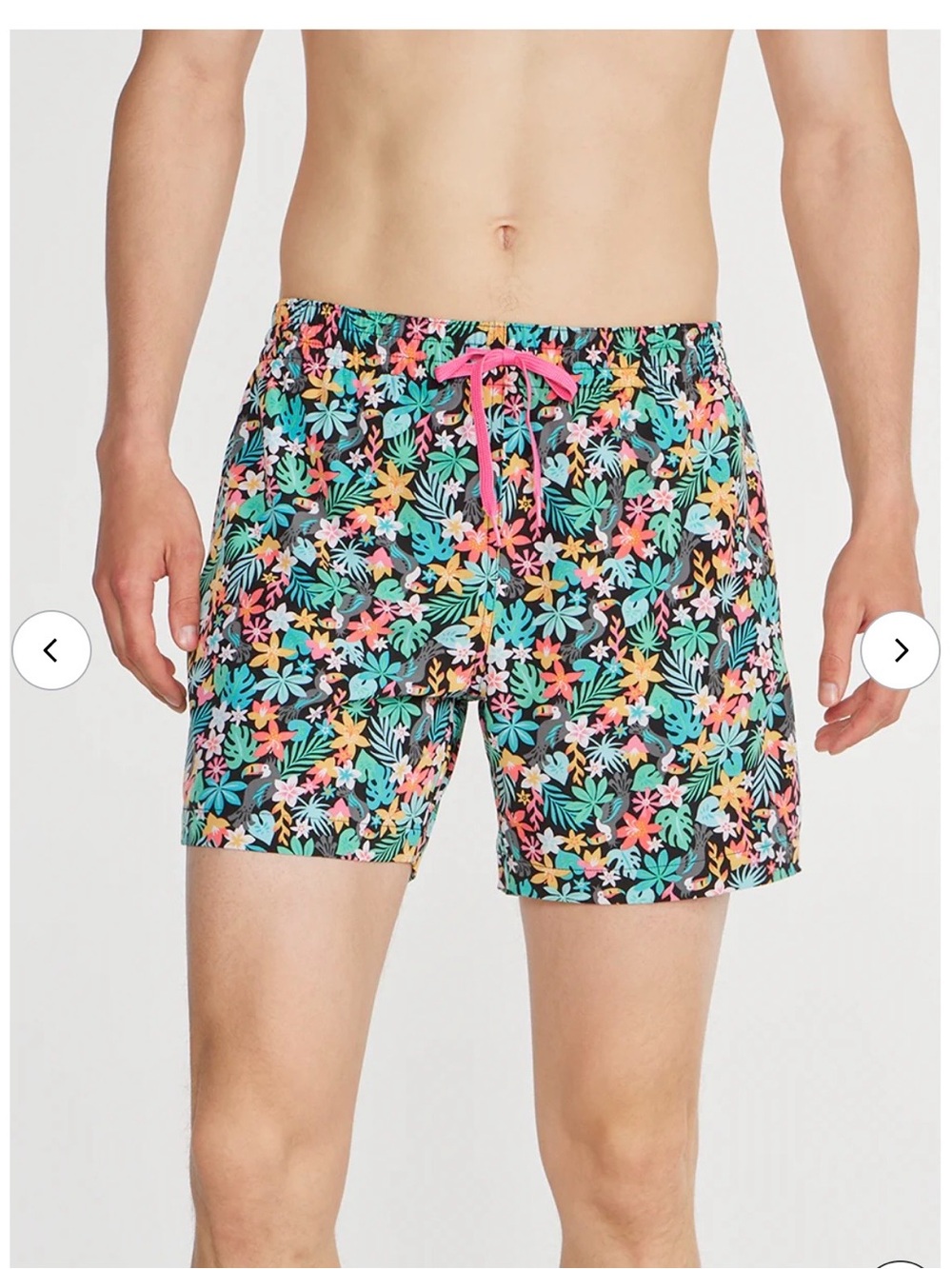 Chubbies The Boomerang floral swim trucks